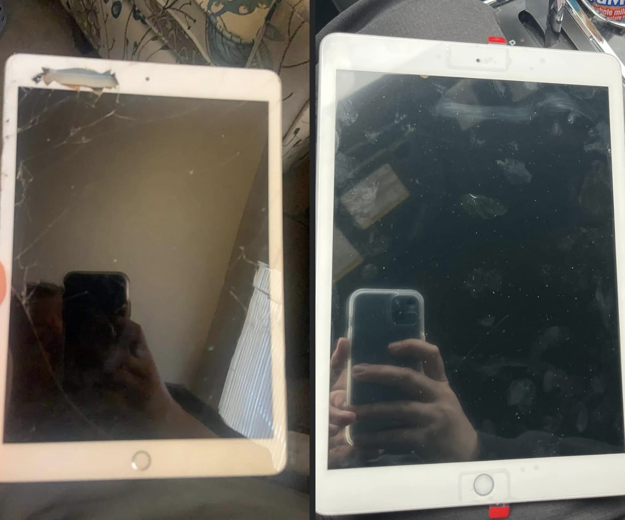 Before and After iPad Repair